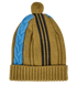 Gucci x Adidas Striped Pom-Pom Beanie, front view